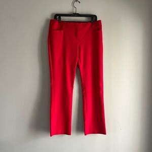 Express red wide leg pants size 10